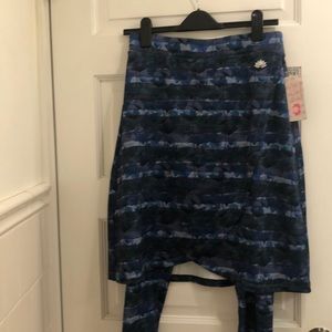 Snoga Athletics Faux Wrap skirt leggings size M New with tags!